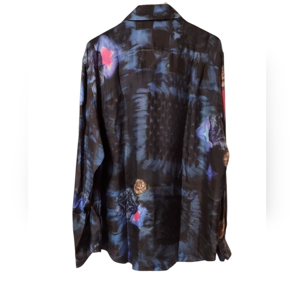 FW21 Louis Vuitton | SILK | Damier Salt | Acid / Bleach Wash | Button Up - Picture 16 of 16